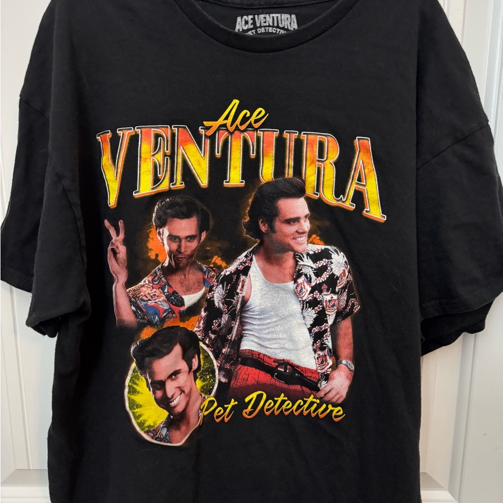 Black Graphic T-Shirt Ace, Ventura, Pet detective XL - Picture 2 of 4